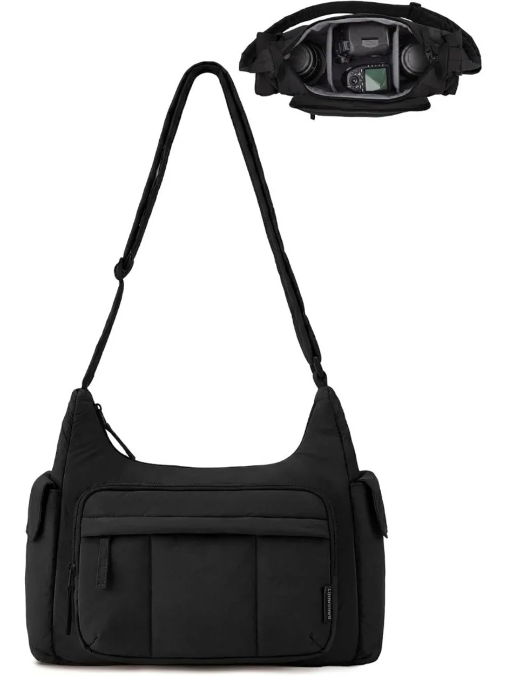 Puffy 2-in-1 Camera Bag & Everyday Shoulder Bag for Photographers - Stylish